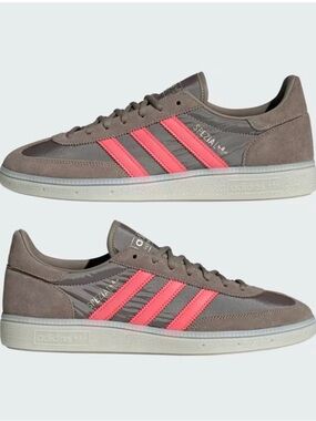 Adidas Originals Handball Spezial Brown/Semi Flash Red Sneakers W8 / M7 NWT